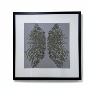 GRAPHICAL PRINT - IN PLEXI BLACK FRAME - 34"X34"